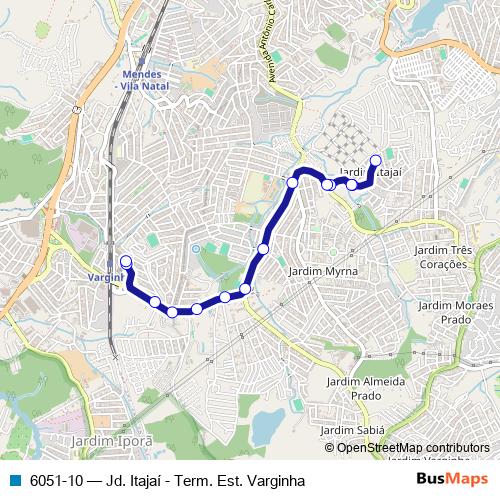 6051-10 bus Line Map