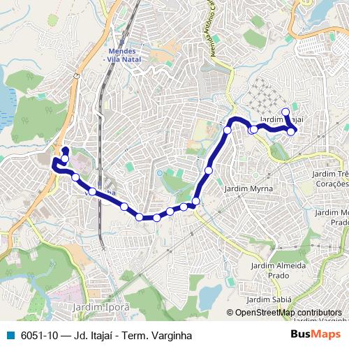 6051-10 bus Line Map