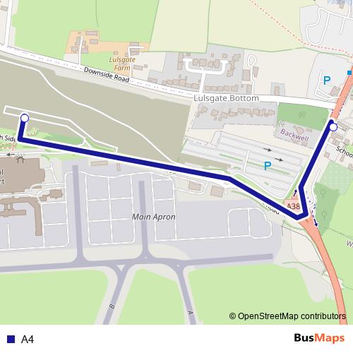A4 bus Line Map