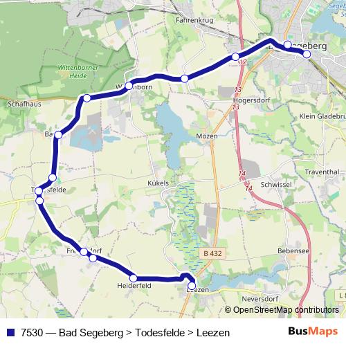 7530 bus Line Map