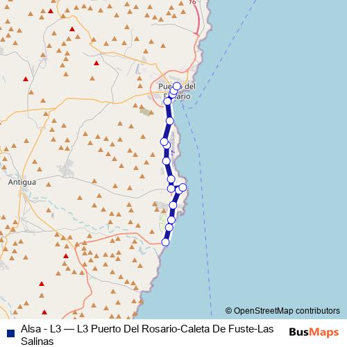 Alsa - L3 bus Line Map