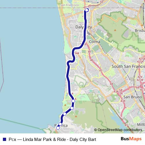 Pcx bus Line Map
