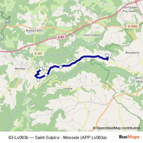 63-Ls063b bus Line Map