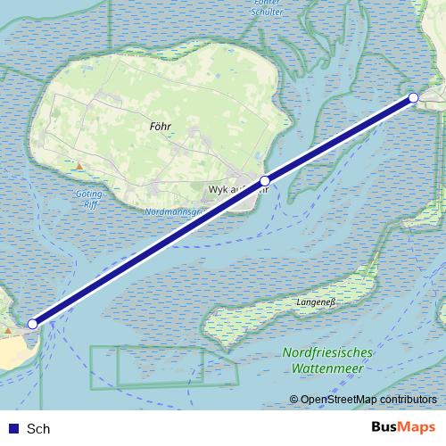 Sch ferry Line Map