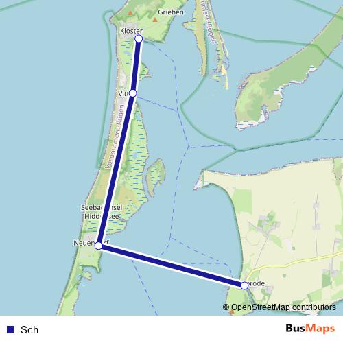 Sch ferry Line Map
