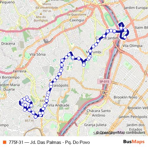775f-31 bus Line Map