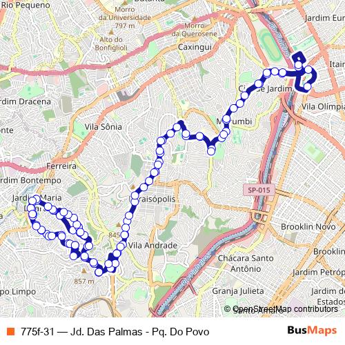 775f-31 bus Line Map