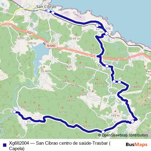 Xg682004 bus Line Map