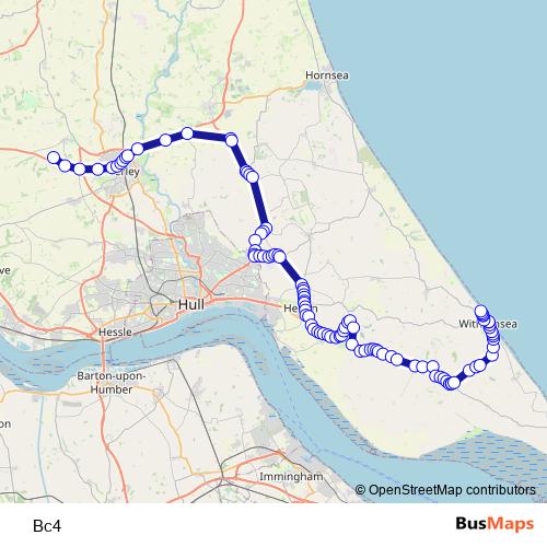 Bc4 bus Line Map