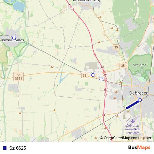 Sz 6625 rail Line Map