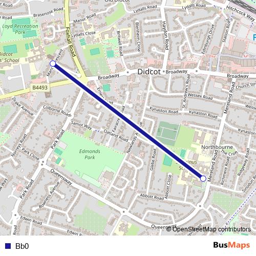 Bb0 bus Line Map