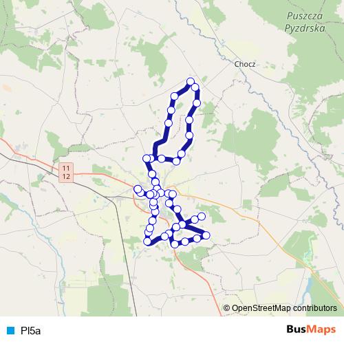 Pl5a bus Line Map