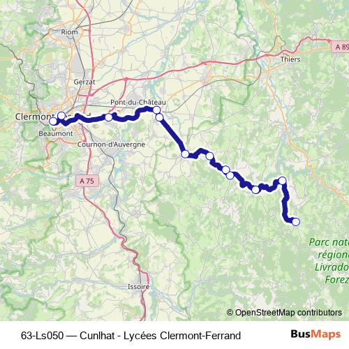 63-Ls050 bus Line Map