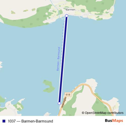1037 ferry Line Map