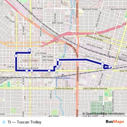 Tt bus Line Map