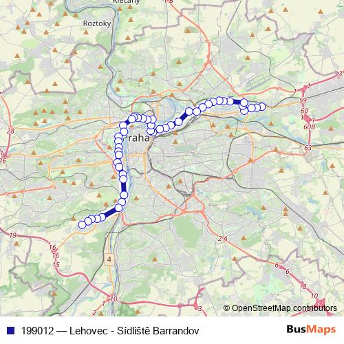 199012 tram Line Map