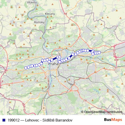 199012 tram Line Map