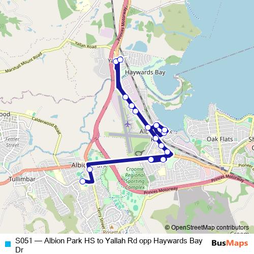 S051 bus Line Map