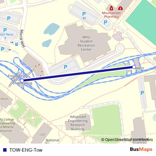 TOW-ENG-Tow tram Line Map