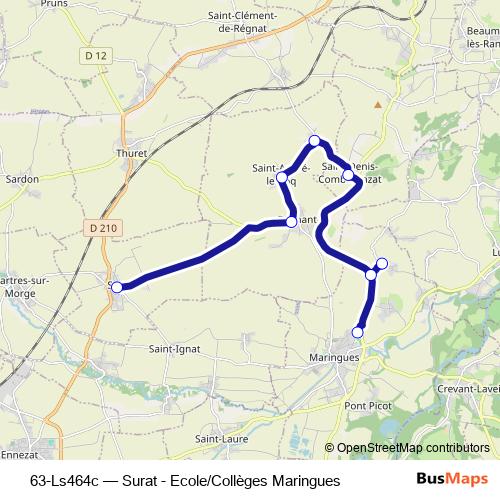 63-Ls464c bus Line Map