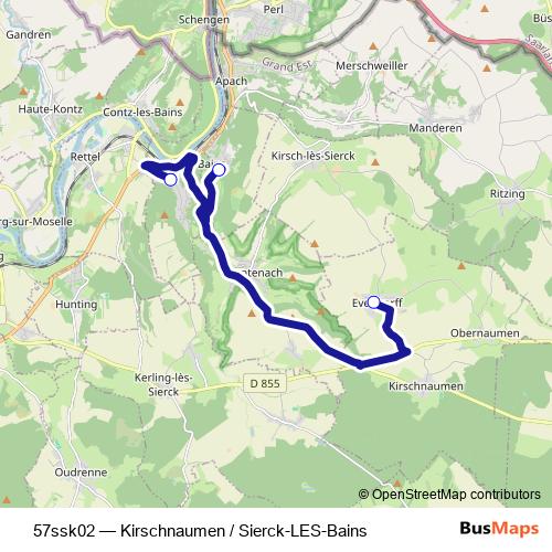 57ssk02 bus Line Map