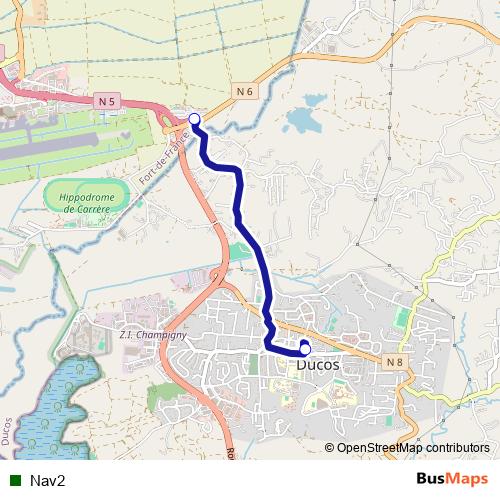 Nav2 bus Line Map