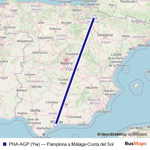 PNA-AGP (Yw) air Line Map