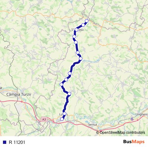 R 11201 rail Line Map