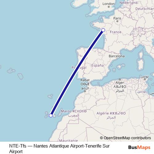 NTE-Tfs bus Line Map