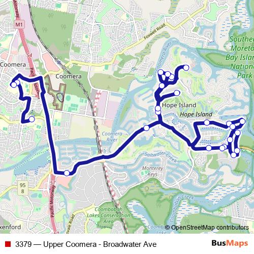 3379 bus Line Map