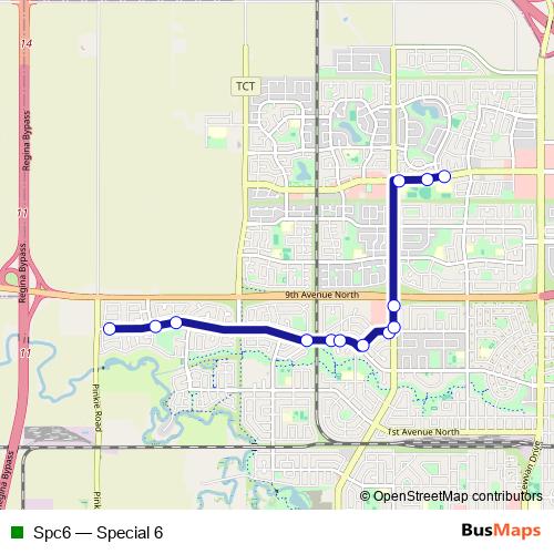 Spc6 bus Line Map