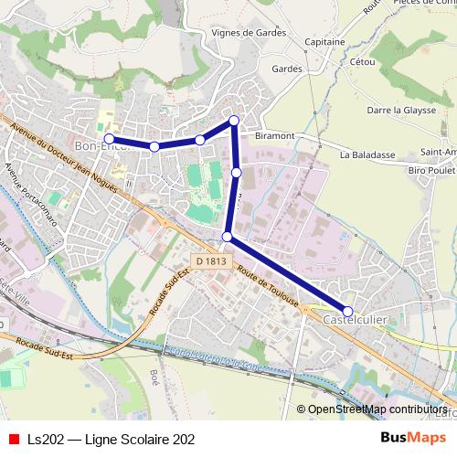 Ls202 bus Line Map