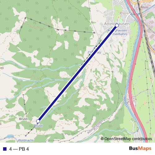 4 cable-car Line Map