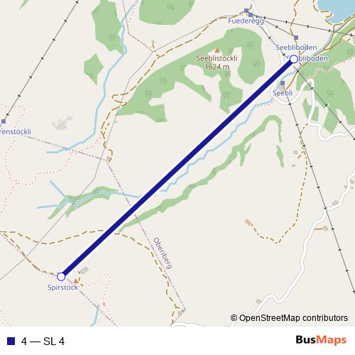 4 cable-car Line Map