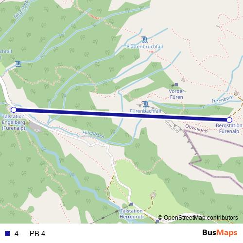 4 cable-car Line Map