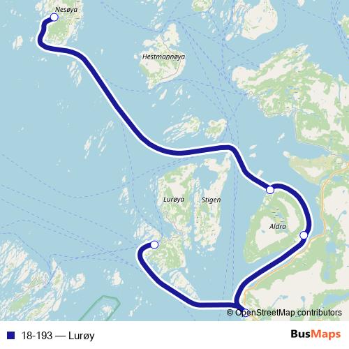 18-193 ferry Line Map