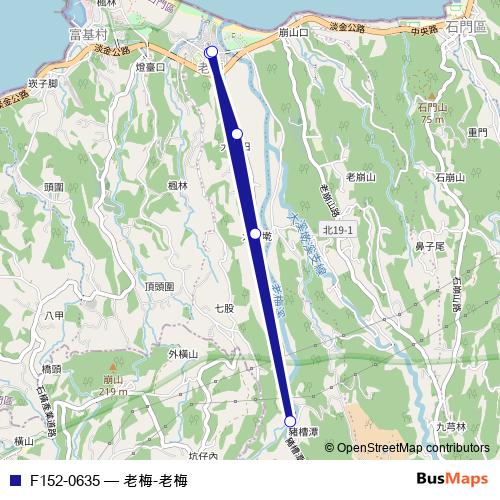 F152-0635 bus Line Map