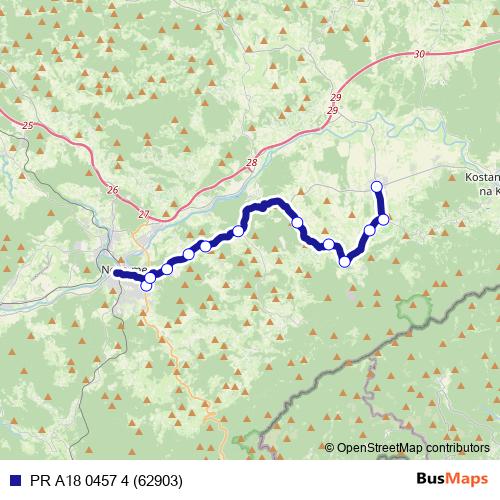 PR A18 0457 4 (62903) bus Line Map