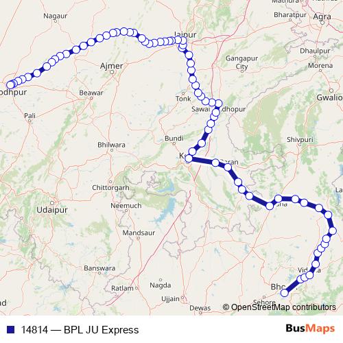 14814 rail Line Map