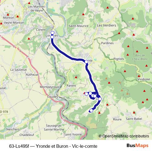 63-Ls495f bus Line Map