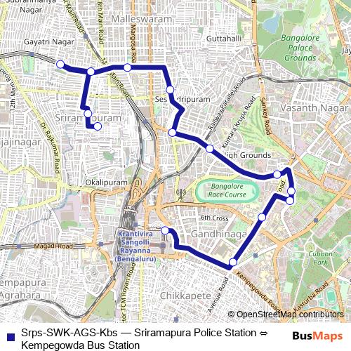 Srps-SWK-AGS-Kbs bus Line Map