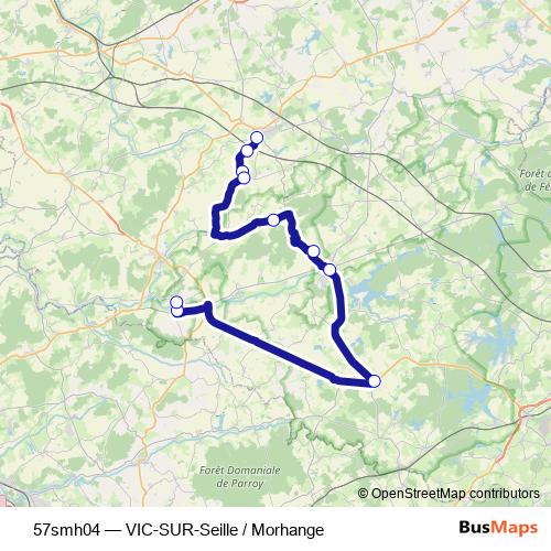 57smh04 bus Line Map