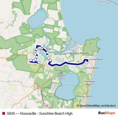 5830 bus Line Map