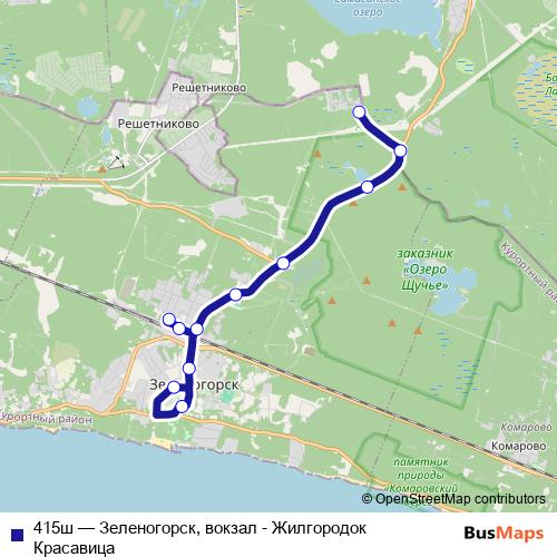 415ш bus Line Map