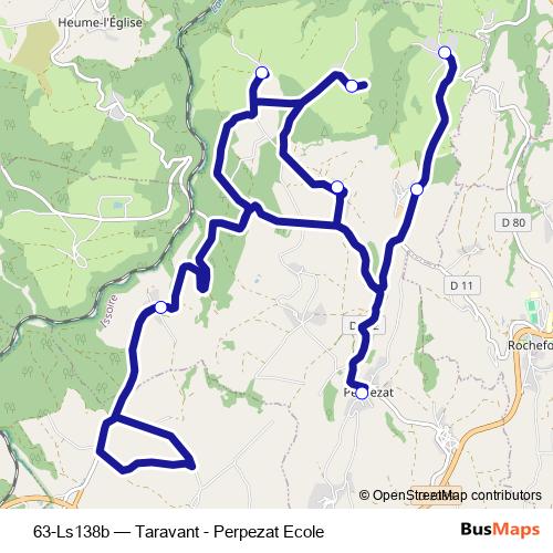 63-Ls138b bus Line Map