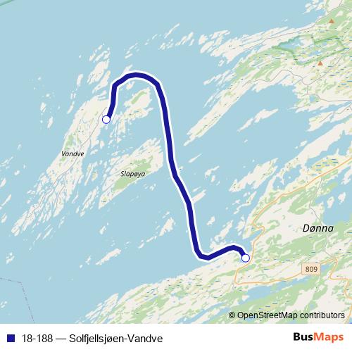 18-188 ferry Line Map