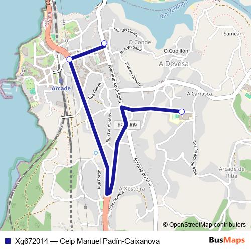 Xg672014 bus Line Map