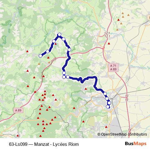 63-Ls099 bus Line Map