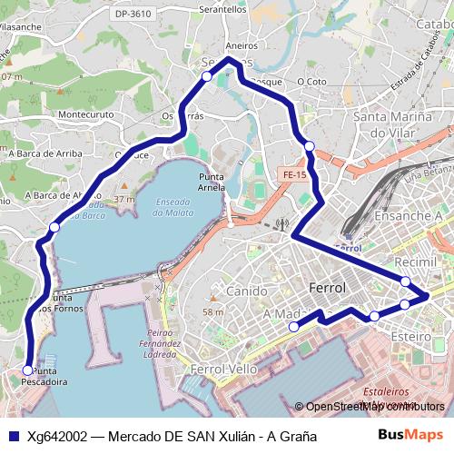Xg642002 bus Line Map