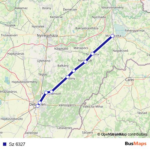 Sz 6327 rail Line Map